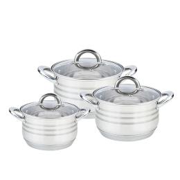 Набір каструль Maestro MR-3513-6M Stainless Steel