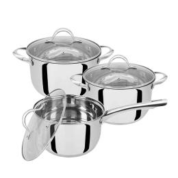 Набір каструль Maestro MR-3519-6M Stainless Steel