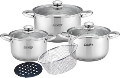 Набір каструль HEINNER Victoria HR-MSF-8PSC Stainless Steel