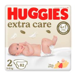 Підгузки Huggies Extra Care 2 (3-6 кг), 82 шт White (5029053578088)