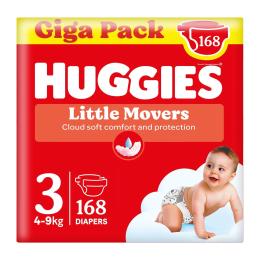 Підгузки Huggies Little Movers 3 (4-9 кг) M-pack 168 шт (5029053577852)