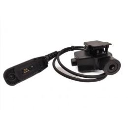 Кнопка PTT Military для зєднання рації Motorola з активними навушниками