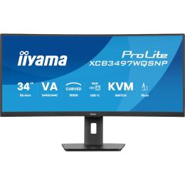 Монітор Iiyama UWQHD (XCB3497WQSNP-B1) Black 34.1