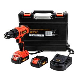 Шурупокрут GTM DSI18/60BL (2шв +акум.2Аг-2шт, зарядний пристрій)
