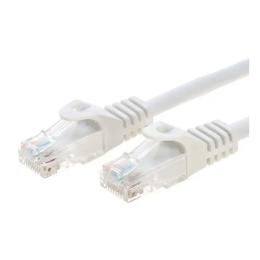 Патч-корд PowerPlant CA911554 White 1 м, Cat 5e UTP