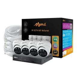 Комплект відеонагляду Myers 4CH IP KIT 5MP 4xTurret 5.0MP
