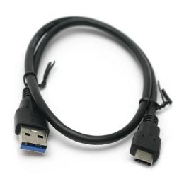 Дата-кабель PowerPlant CC-USB2S-AMCM-2M-BG 2m USB(тато) - USB Type C(тато) Black