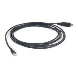 Дата-кабель PowerPlant CA911790 1m USB(тато) - Lightning(тато) Black
