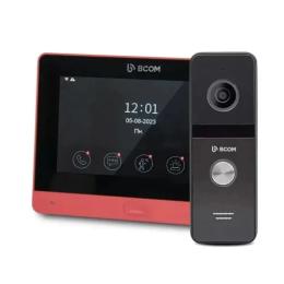 Відеодомофон BCOM BD-760FHD/T + BT-400FHD Black Red
