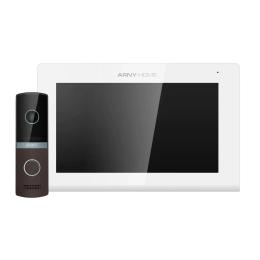Відеодомофон Arny AVD-7423A Brown White (21353)