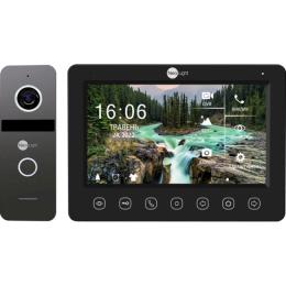 Відеодомофон NeoLight KAPPA + HD SOLO FHD + NeoKIT FHD Pro Graphite Black