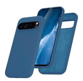 Чохол-накладка Infinity Silicon Case Air для Google Pixel 9a Camera cover Blue