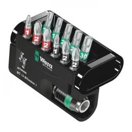 Набір біт Wera 12шт Bitorsion + Rapidaptor (05057420001)