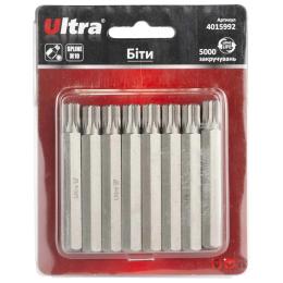 Набір біт Ultra Spline M10x75мм 10мм 8шт S2 (4015992)