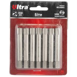 Набір біт Ultra Spline M12x75мм 10мм 7шт S2 (4016002)