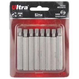 Набір біт Ultra Spline M8x75мм 10мм 8шт S2 (4015972)