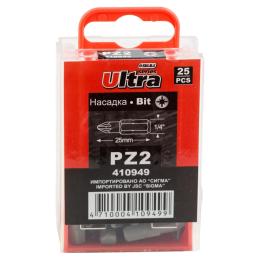 Набір біт Ultra PZ2x25мм 1/4 25шт S2
