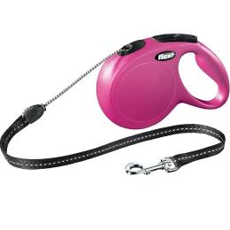Повідець для тварини Flexi New Classic XS 3 м/8 кг Pink (11776)