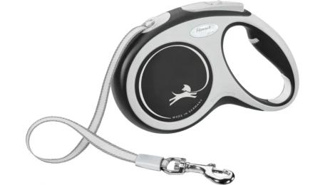 Повідець для тварини Flexi New Comfort M 5 м/25 кг Black (FL 043646)