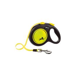 Повідець для тварини Flexi Neon L 5 м/50 кг Yellow (FL 031711)