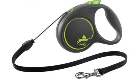 Повідець для тварини Flexi Black Design M 5м/20 кг Green (FL 033425)