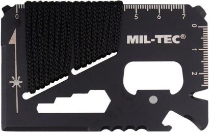 Мультитул Military Card with Paracord Black