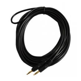 Аудіо-кабель Atcom mini-jack 3.5(тато)mini-jack 3.5(тато), 5m Black