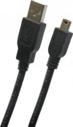 Дата-кабель Extradigital KBU1628 1.5m USB(тато) - miniUSB Type B(тато) Black