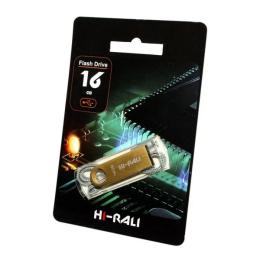 Флеш память Hi-Rali USB Flash Drive HI-16GBSHGD Gold 16 GB USB 2.0