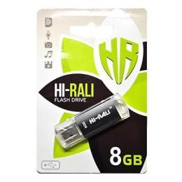 Флеш память Hi-Rali Rocket series HI-8GBVCBK Black 08 GB