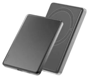 Зовнішній портативний акумулятор Aspor A381 Magnetic Wireless 5000mAh Gray (Type-C/20W)