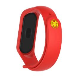 Ремінець для фітнес-браслету ArmorStandart Mi Band 3/Mi Band 4 Marvel edition Iron Man Red