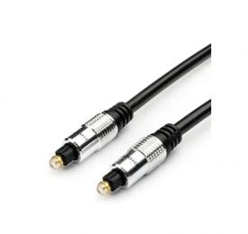 Аудіо-кабель Atcom 10703 Toslink (тато)  -  Toslink (тато), 1.8m Black 10703 Toslink (тато)  -  Toslink (тато), 1.8m