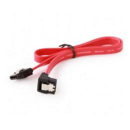 Кабель для підєднання накопичувачів інформації Cablexpert CC-SATAM-DATA90-0.8M Red SATA = SATA 0.8 м
