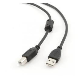 Дата-кабель Maxxter UF-AMBM-1M 1m USB(тато) - USB Type B(тато) Black