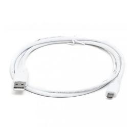 Дата-кабель REAL-EL 0.6m USB(тато) - microUSB(тато) White