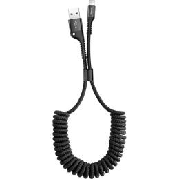 Дата-кабель Baseus CALSR-01 1m USB(тато) - Lightning(тато) Black