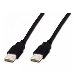Дата-кабель Digitus AK-300100-030-S 3m USB(тато) - USB(тато) Black
