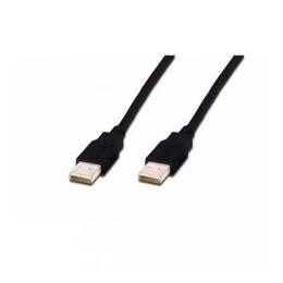 Дата-кабель Digitus AK-300100-018-S 1.8m USB(тато) - USB(тато) Black
