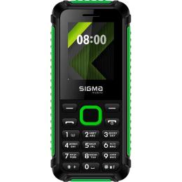 Кнопковий телефон Sigma mobile X-Style 18 Track Black Green (Уцінений)