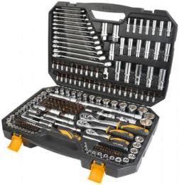 Набір інструментів Tolsen, 216шт, 1/2, 1/4, 3/8, комбіновані ключі, торцевы головки, біти,CrV, кейс