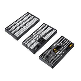 Набір інструментів DEWALT 1/4, 3/8, 1/2, 341 шт. (DWMT45341-1)