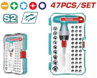 Набір інструментів TOTAL 47шт. (TACSD30476 )