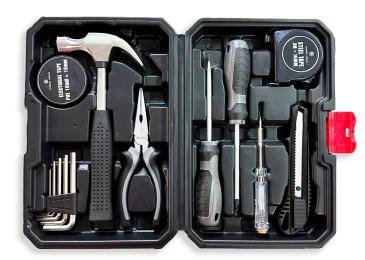Набір інструментів JIUXUN Tools Toolbox 10-in-1 (X10-1) Black