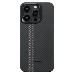 Чохол-накладка Pitaka Fusion Weaving MagEZ 4 600D для iPhone 15 Pro Max Rhapsodу (FR1501PM)