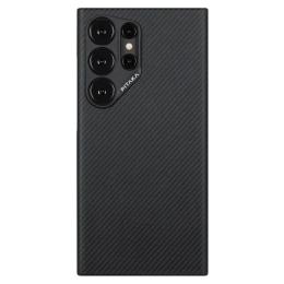 Чохол-накладка Pitaka MagEZ 4 case Twill для Samsung Galaxy S24 Ultra Black Gray (KS2401U)
