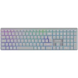 Клавіатура Canyon HKB-W11 RGB Dual Mode Wireless Gray (CNS-HBTK11G) Eng