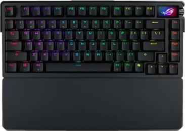 Клавіатура Asus ROG Azoth Extreme NX Snow EN RGB Black (90MP03MA-BKUA01) EN