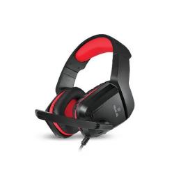 Накладні навушники REAL-EL GDX-7550 Black Red провідні з мікрофоном