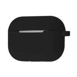 Чохол для навушників Infinity Apple AirPods Pro (air pods) Silicon case with carabine Black